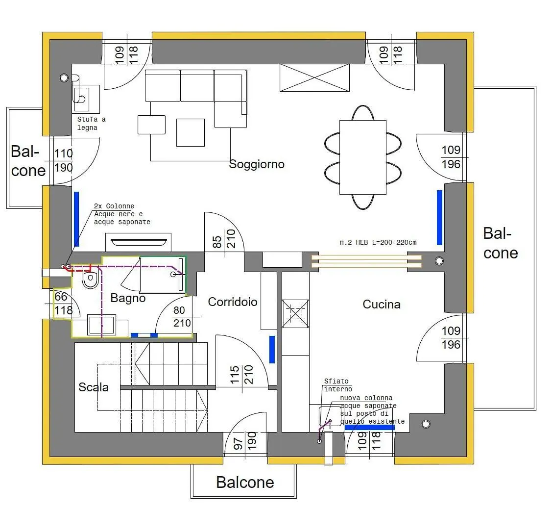 Апартаменты Casa Sasso Bianco Рокка-Пьеторе Италия