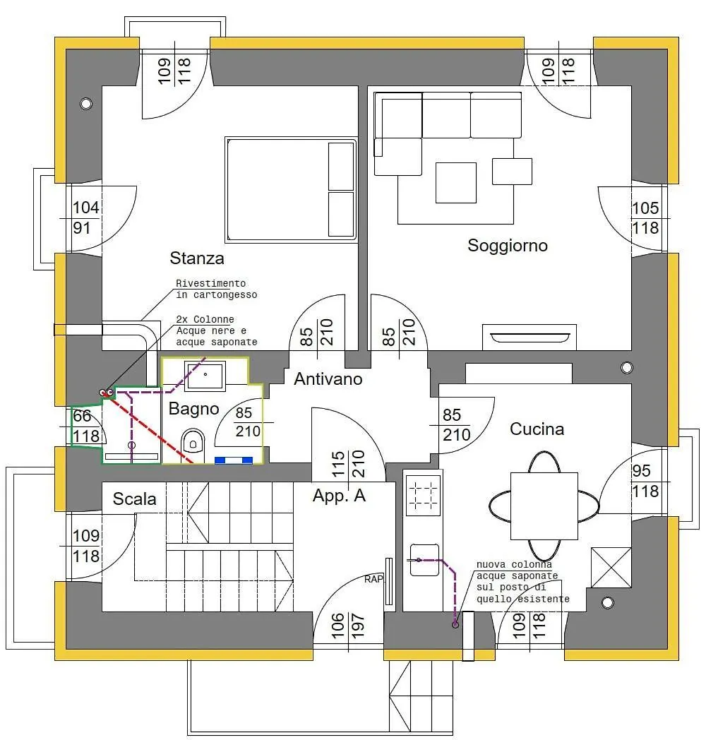Апартаменты Casa Sasso Bianco Рокка-Пьеторе